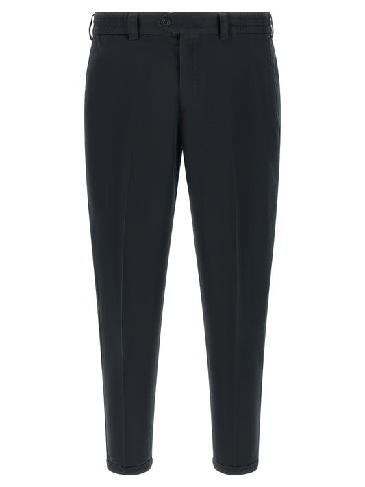 Black Linen Casual Pants