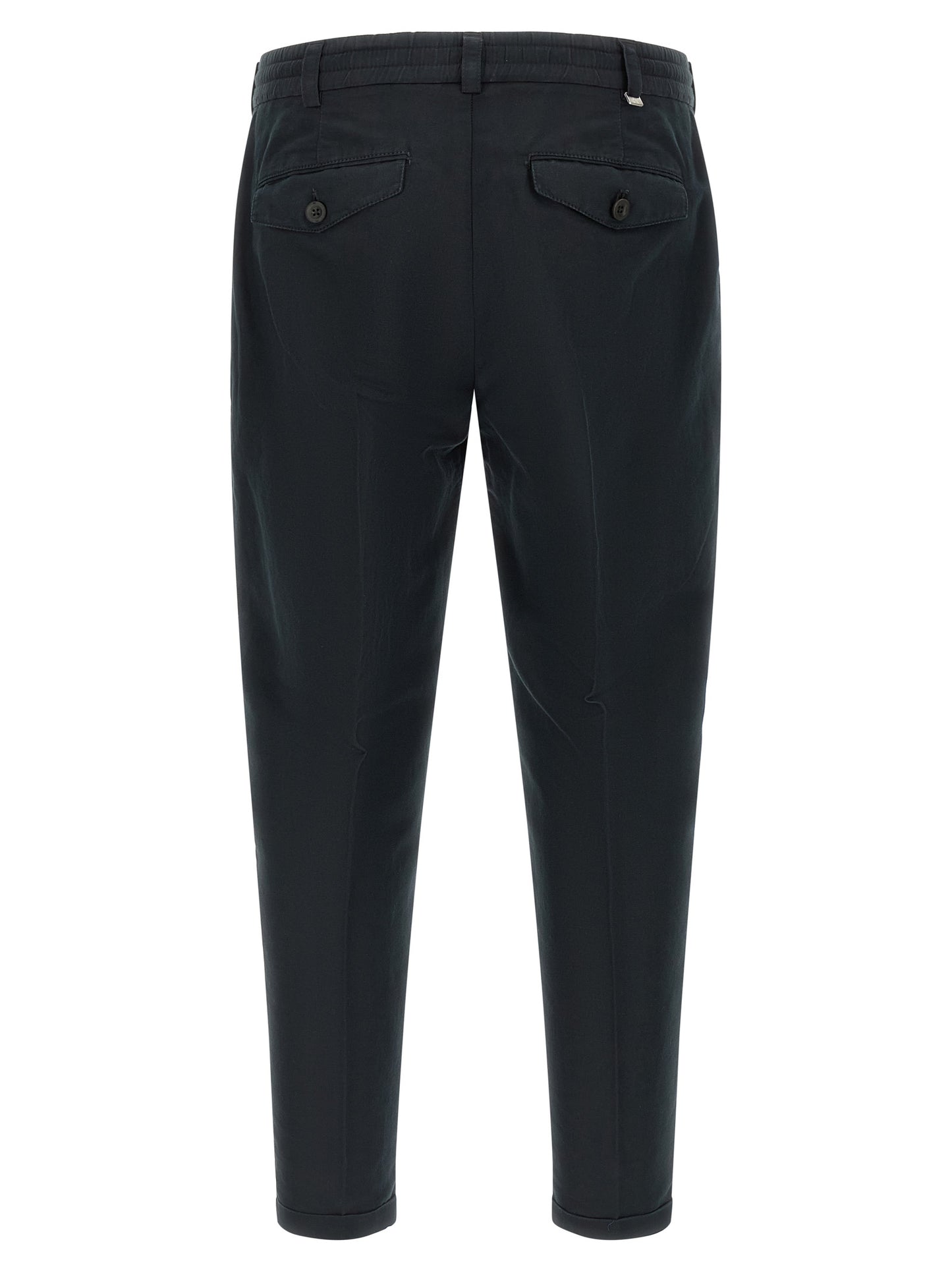 Black Linen Casual Pants