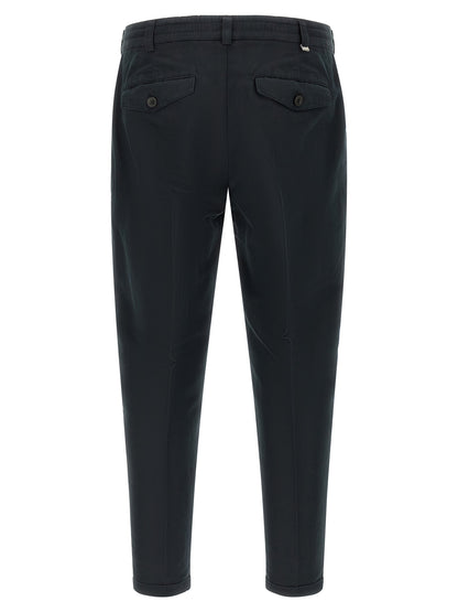 Black Linen Casual Pants
