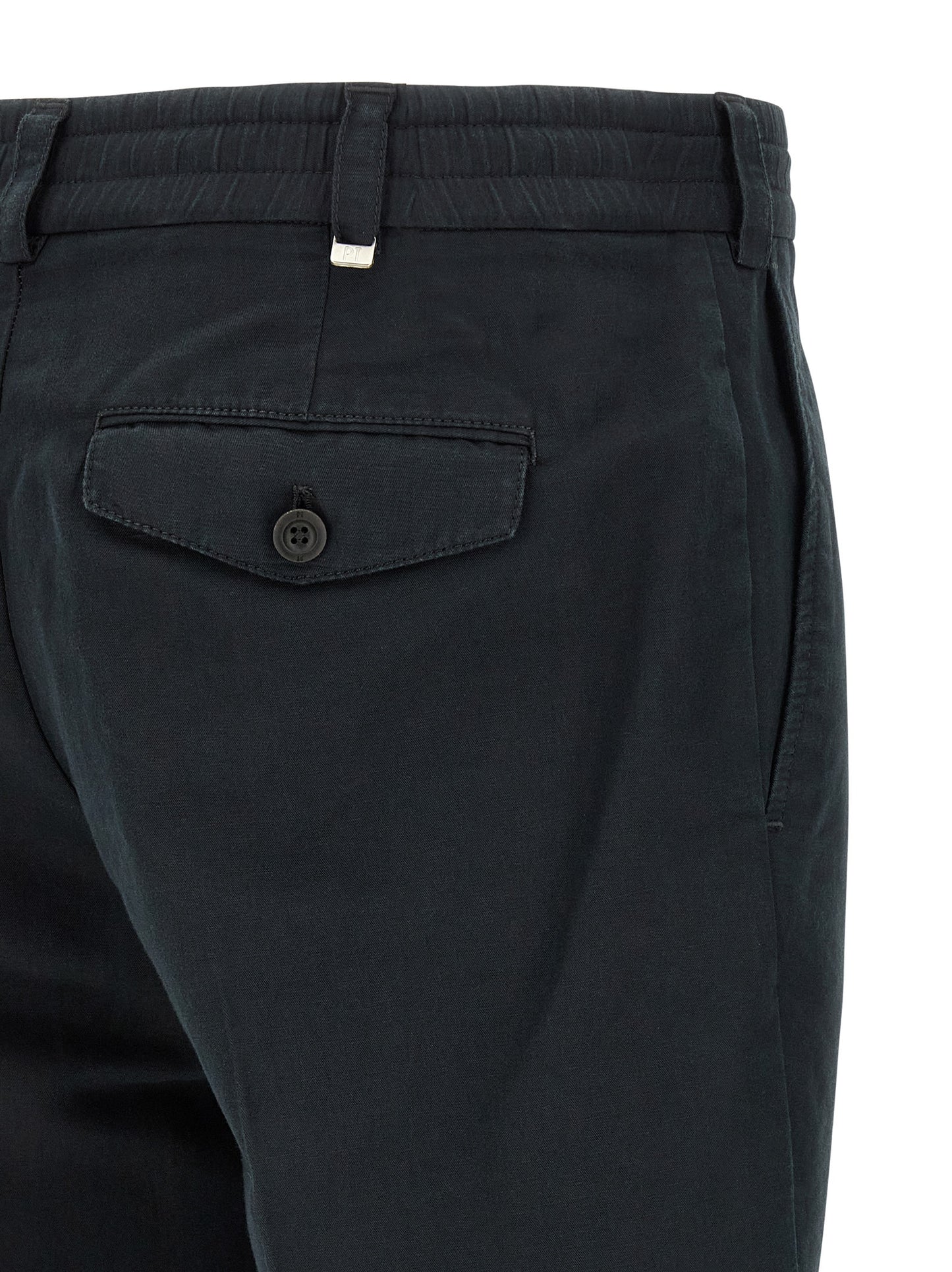 Black Linen Casual Pants