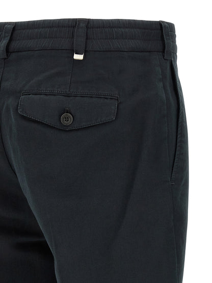 Black Linen Casual Pants