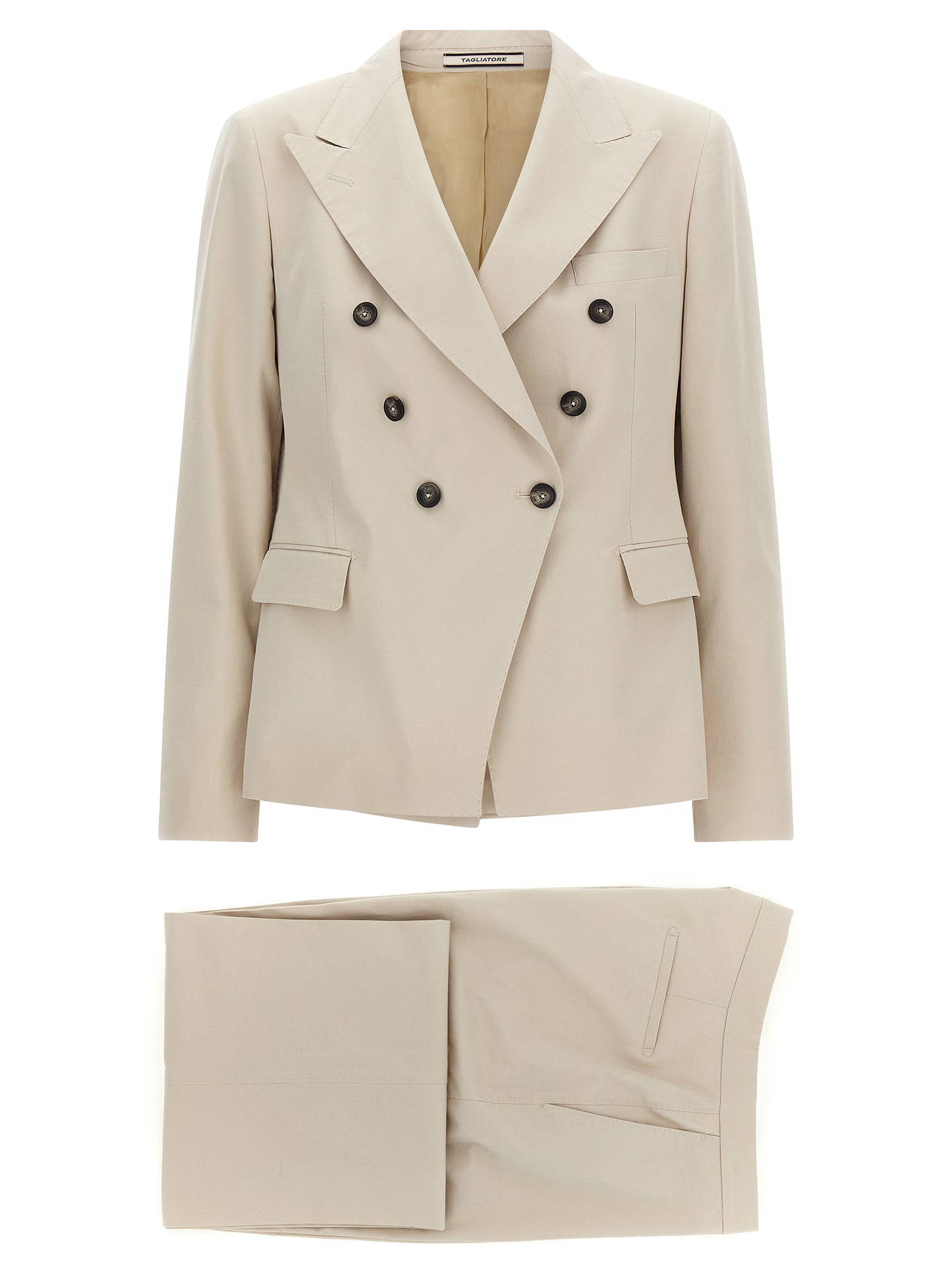 Beige Cotton Blazer