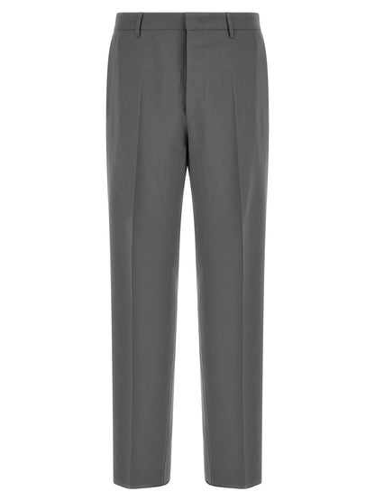 Gray Virgin Wool Two-Piece Suit