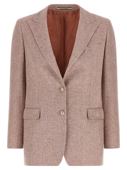 Multicolor Cotton Blazer