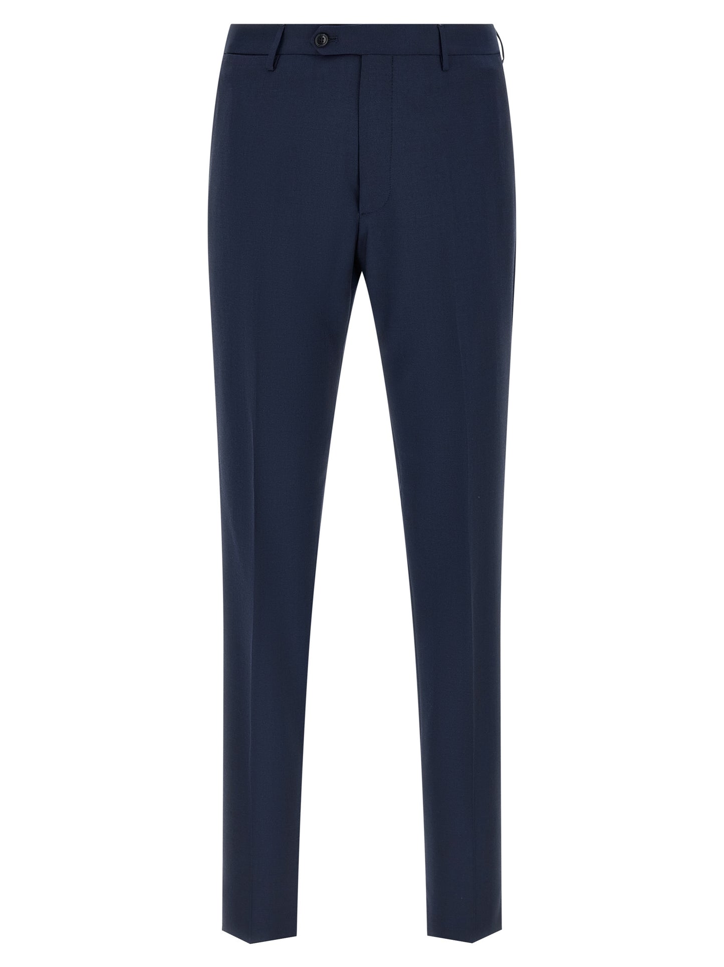 Blue Virgin Wool Two-Piece Suit
