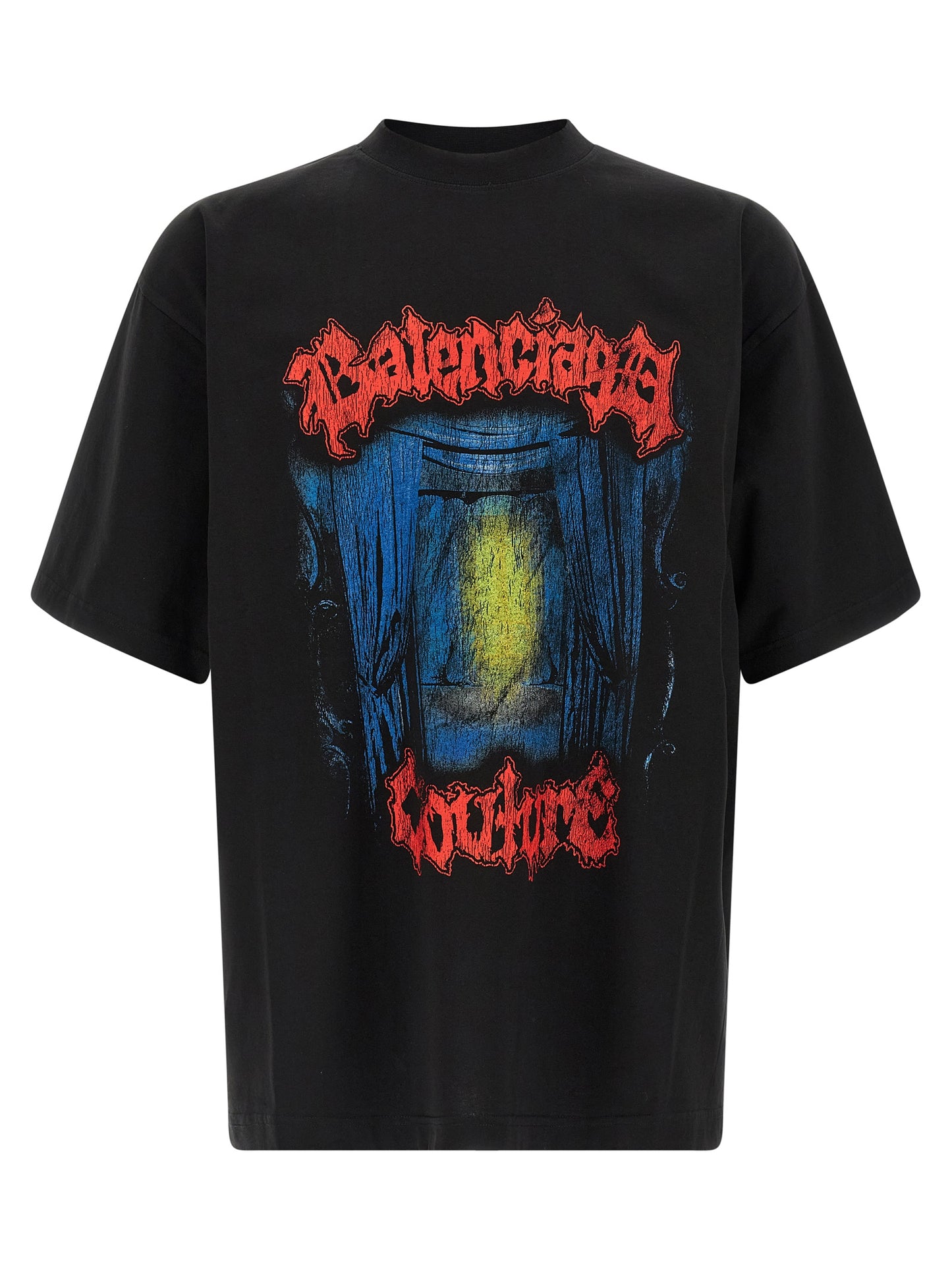Black Cotton T-Shirt