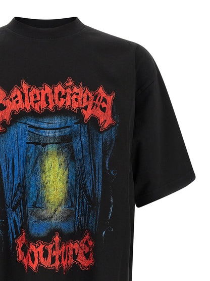 Black Cotton T-Shirt