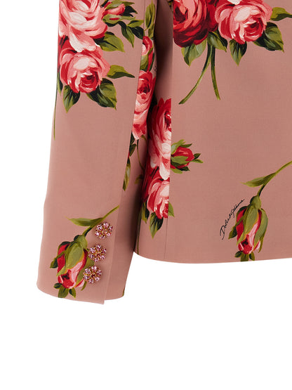 Multicolor Silk Blazer