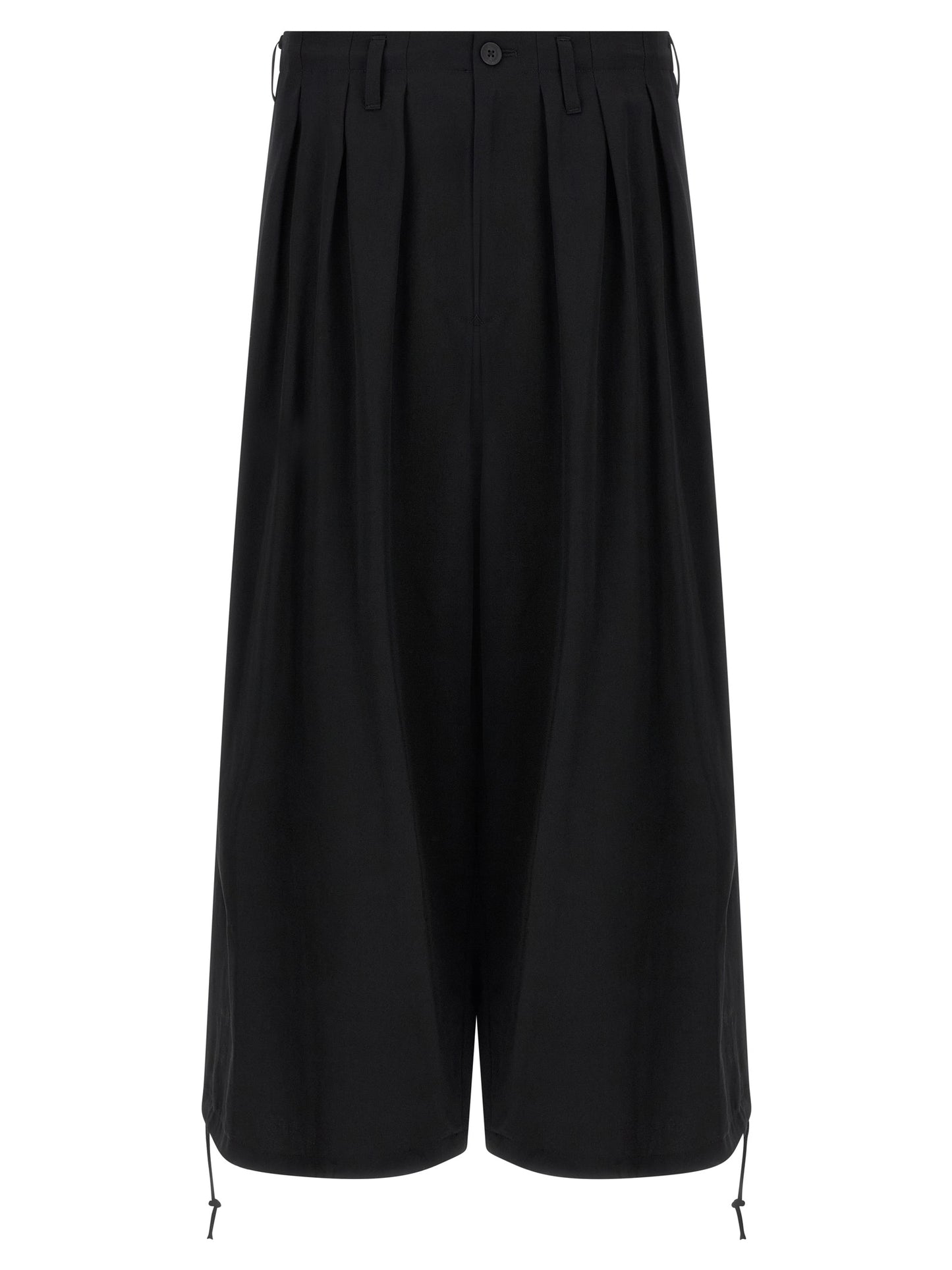 Black Triacetate Casual Pants