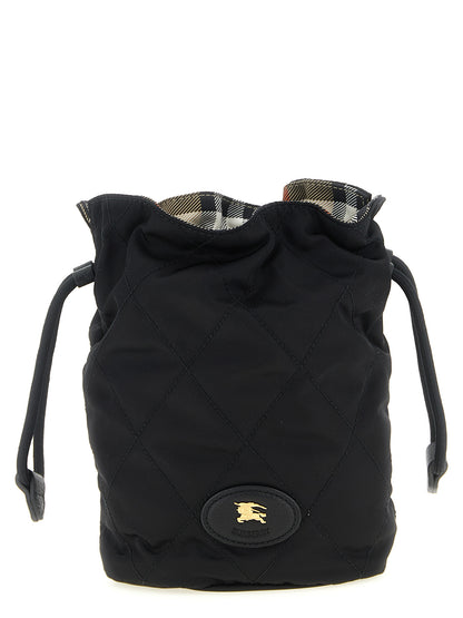 Black Polyamide Clutch Bag