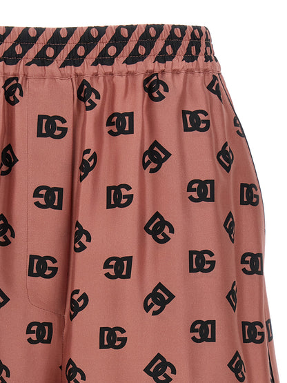 Multicolor Silk Bermuda Shorts