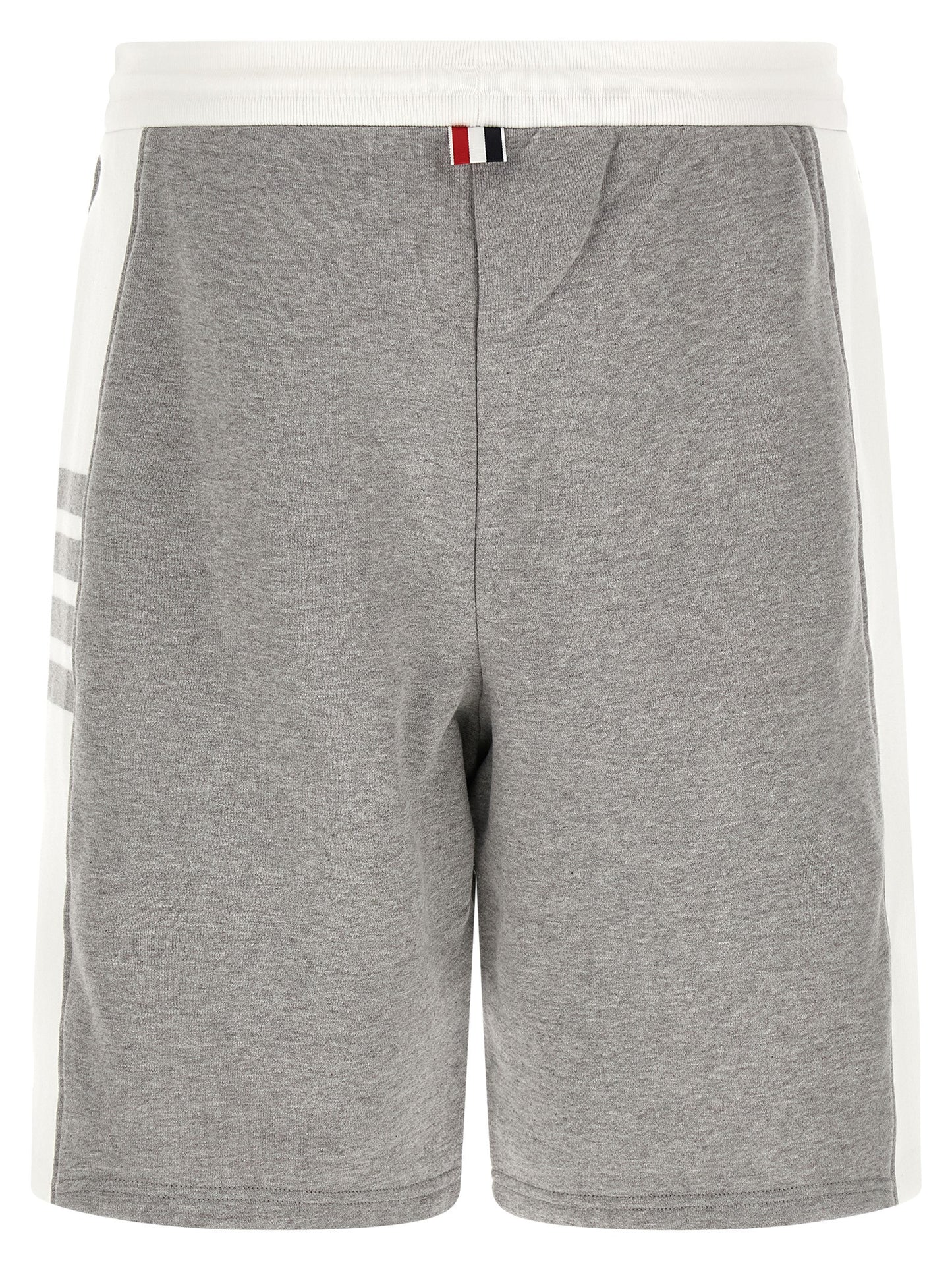 Gray Cotton Bermuda Shorts