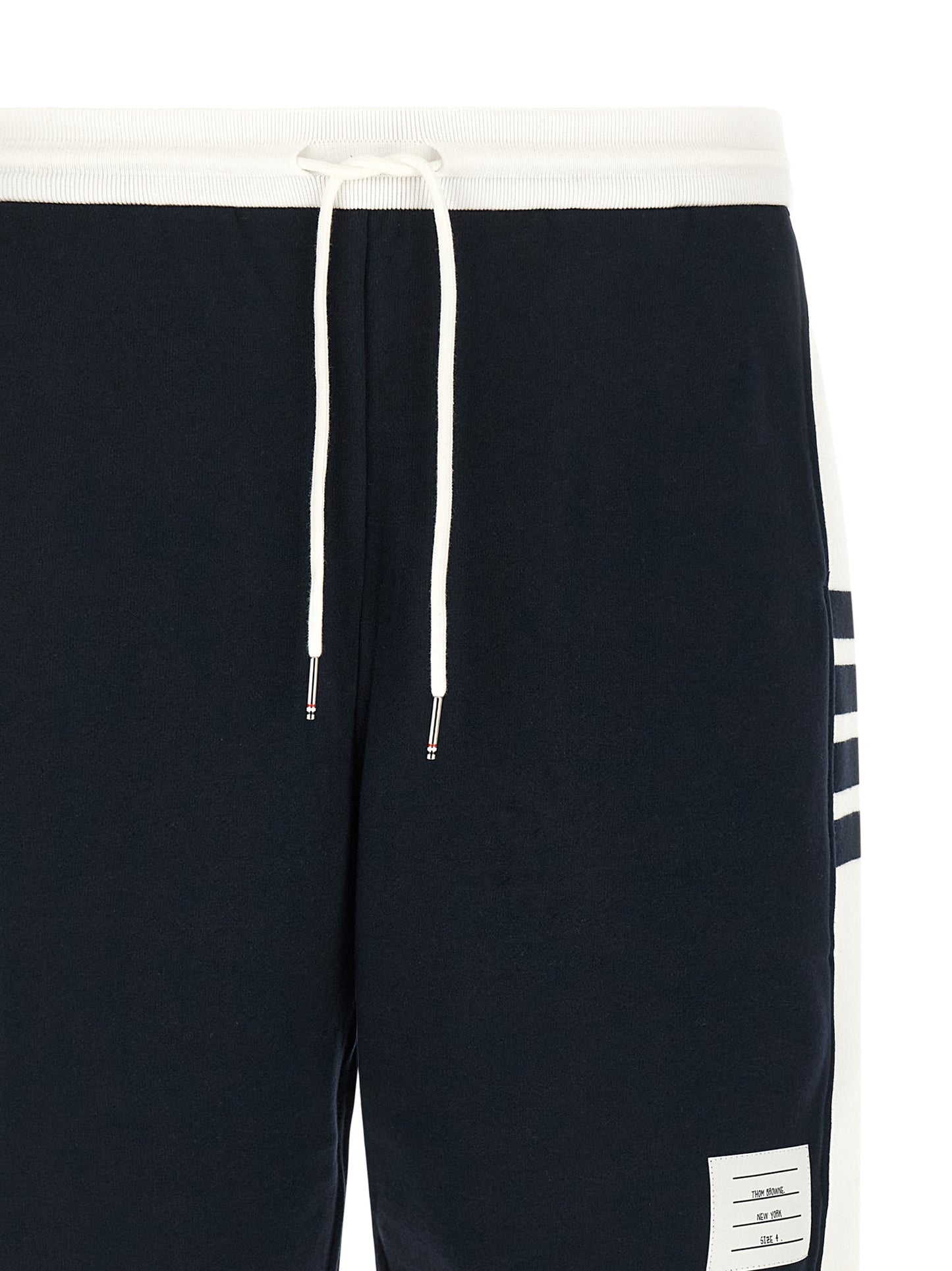 Blue Cotton Bermuda Shorts
