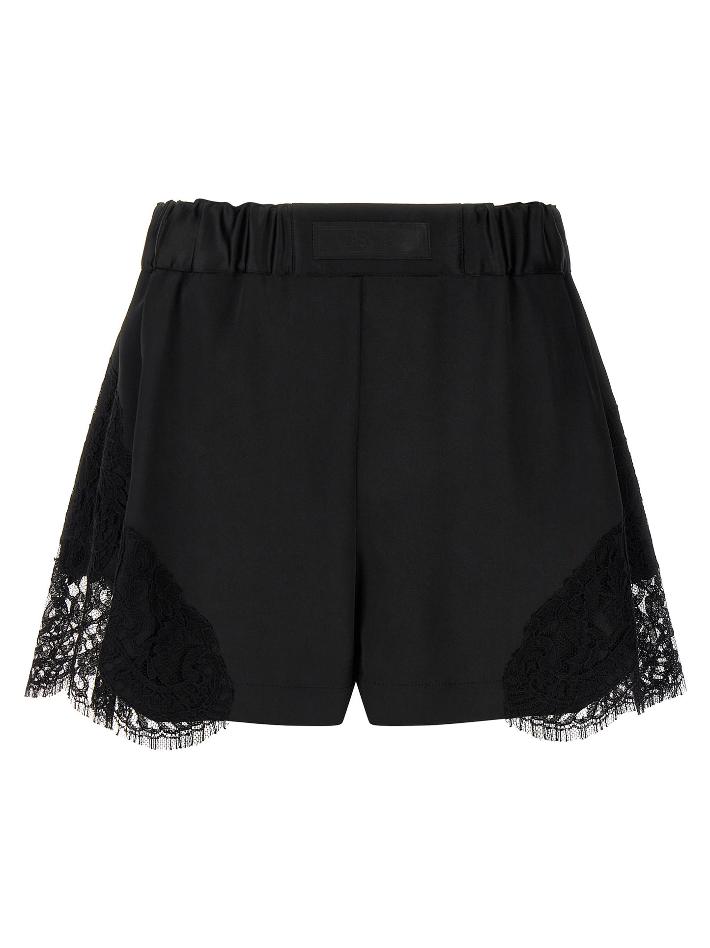 Black Nylon Bermuda Shorts