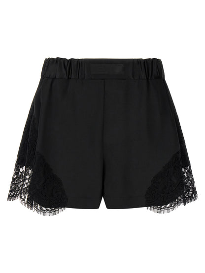 Black Nylon Bermuda Shorts