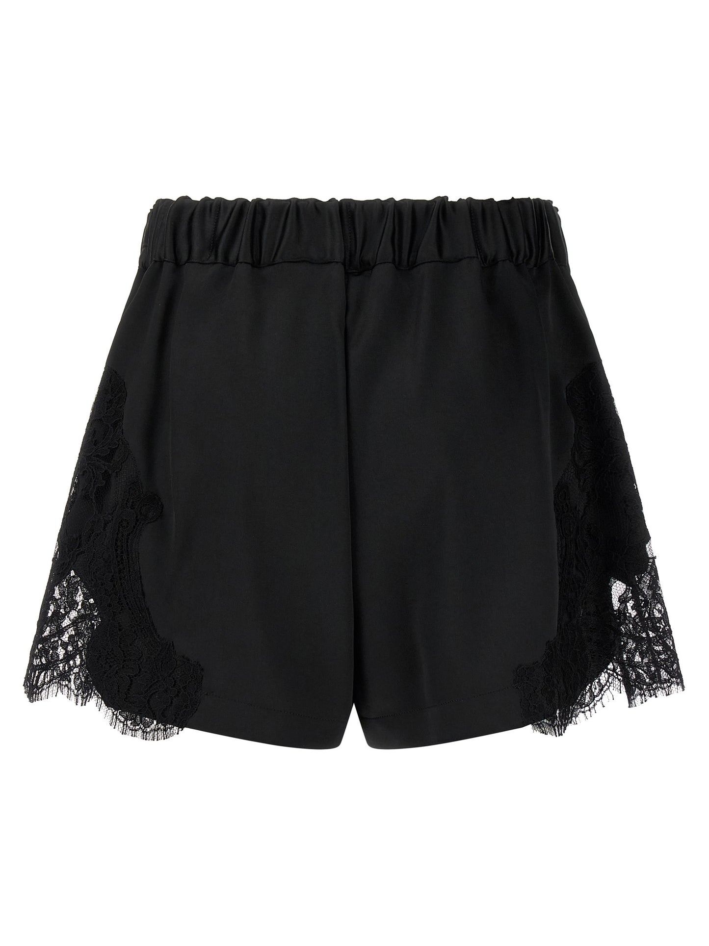 Black Nylon Bermuda Shorts