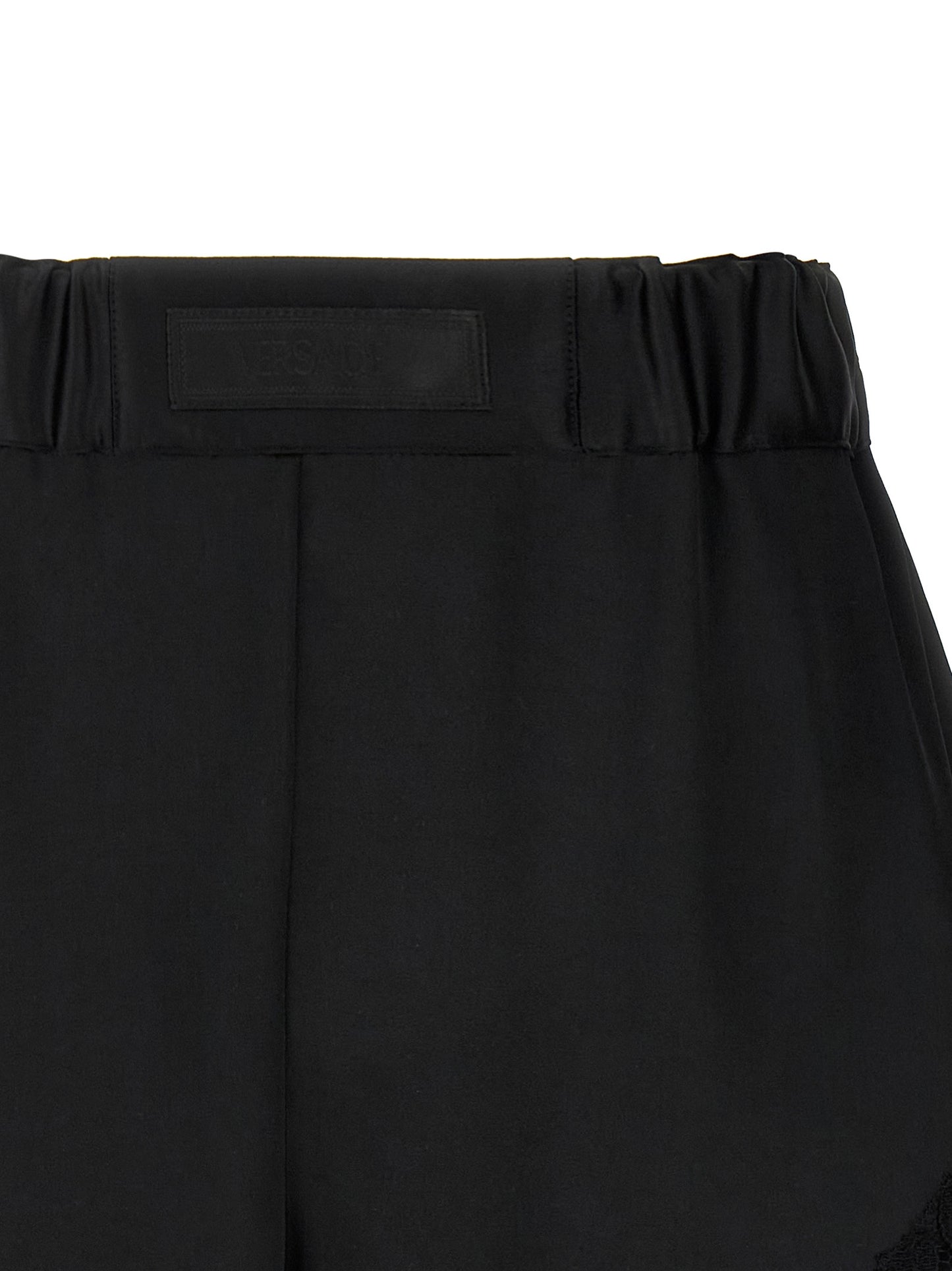 Black Nylon Bermuda Shorts