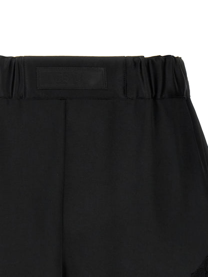 Black Nylon Bermuda Shorts