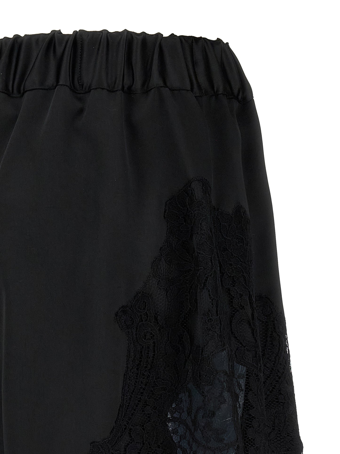 Black Nylon Bermuda Shorts