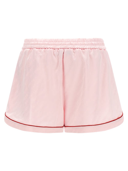 Multicolor Viscose Bermuda Shorts