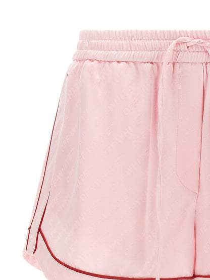 Multicolor Viscose Bermuda Shorts