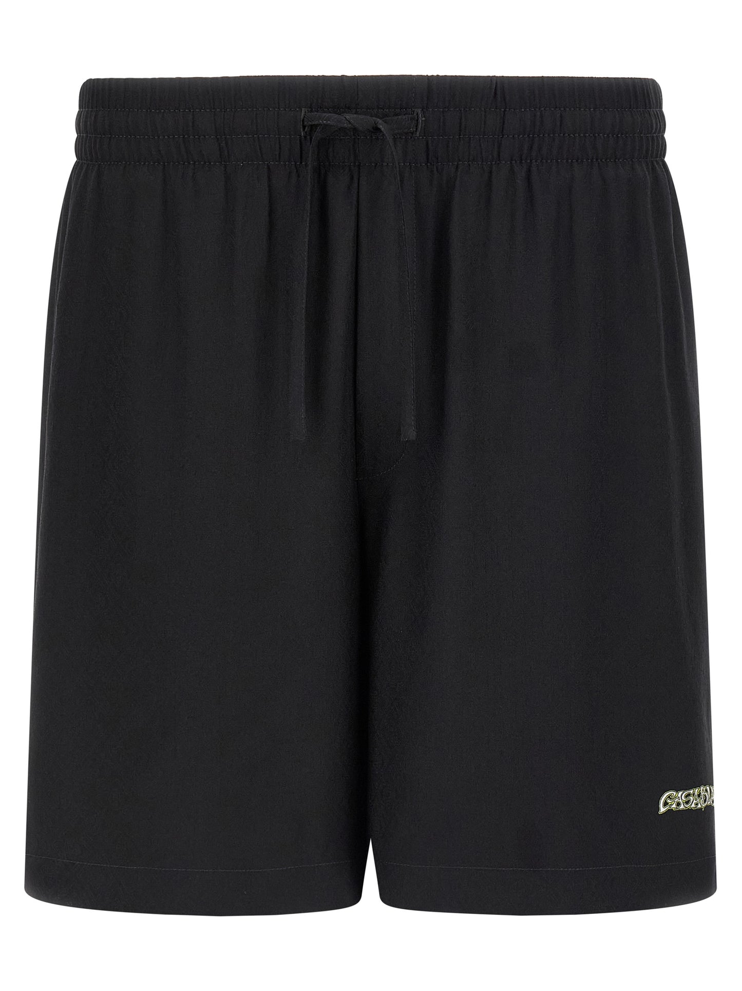 Black Silk Bermuda Shorts