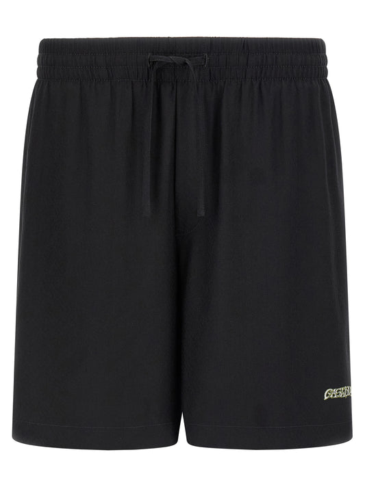 Black Silk Bermuda Shorts