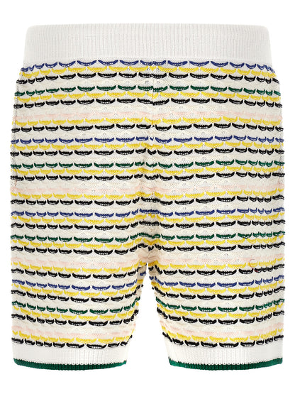 Multicolor Cotton Bermuda Shorts