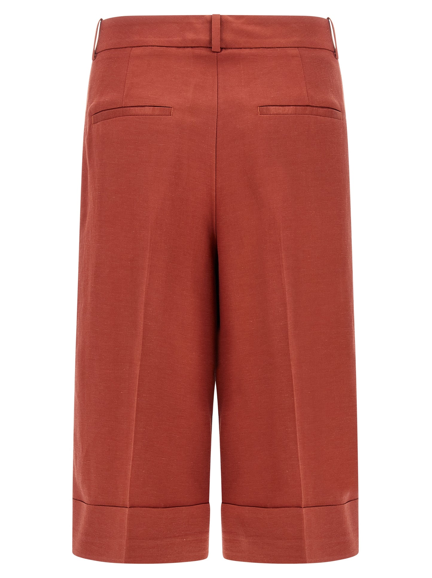 Multicolor Viscose Bermuda Shorts