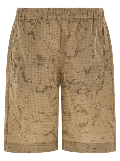 Beige Polyamide Bermuda Shorts
