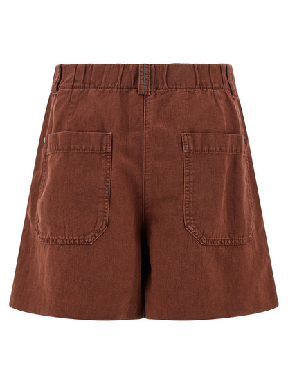 Multicolor Cotton Bermuda Shorts