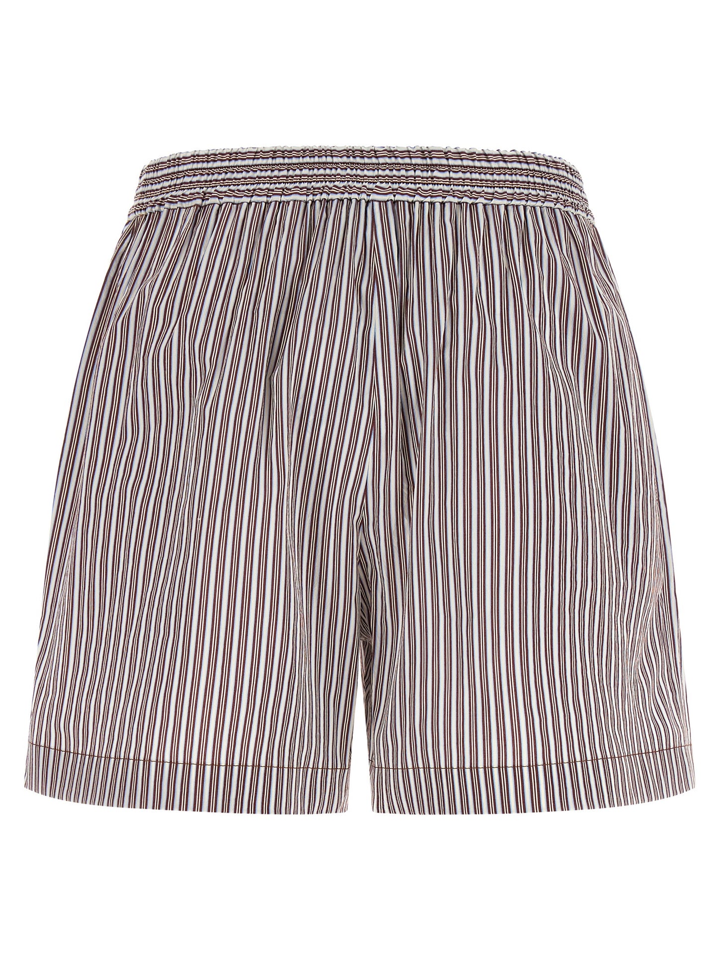 Bordeaux Cotton Bermuda Shorts