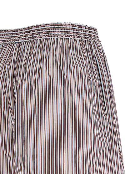 Bordeaux Cotton Bermuda Shorts