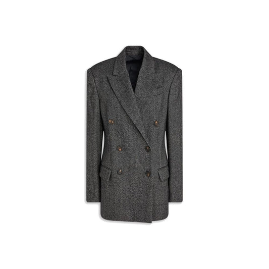 Black Elastane Blazer
