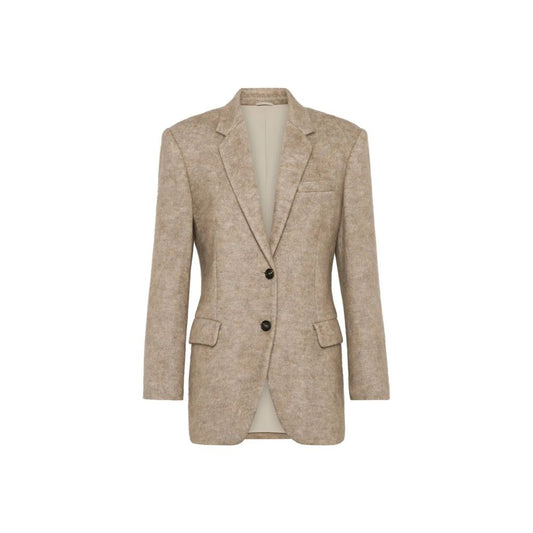 Beige Cashmere Blazer