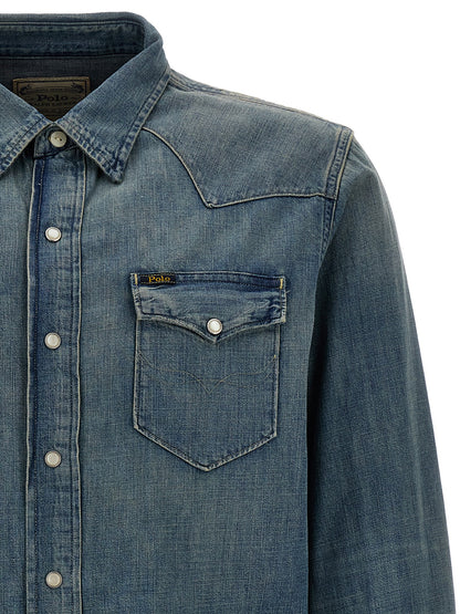 Blue Cotton Blouse