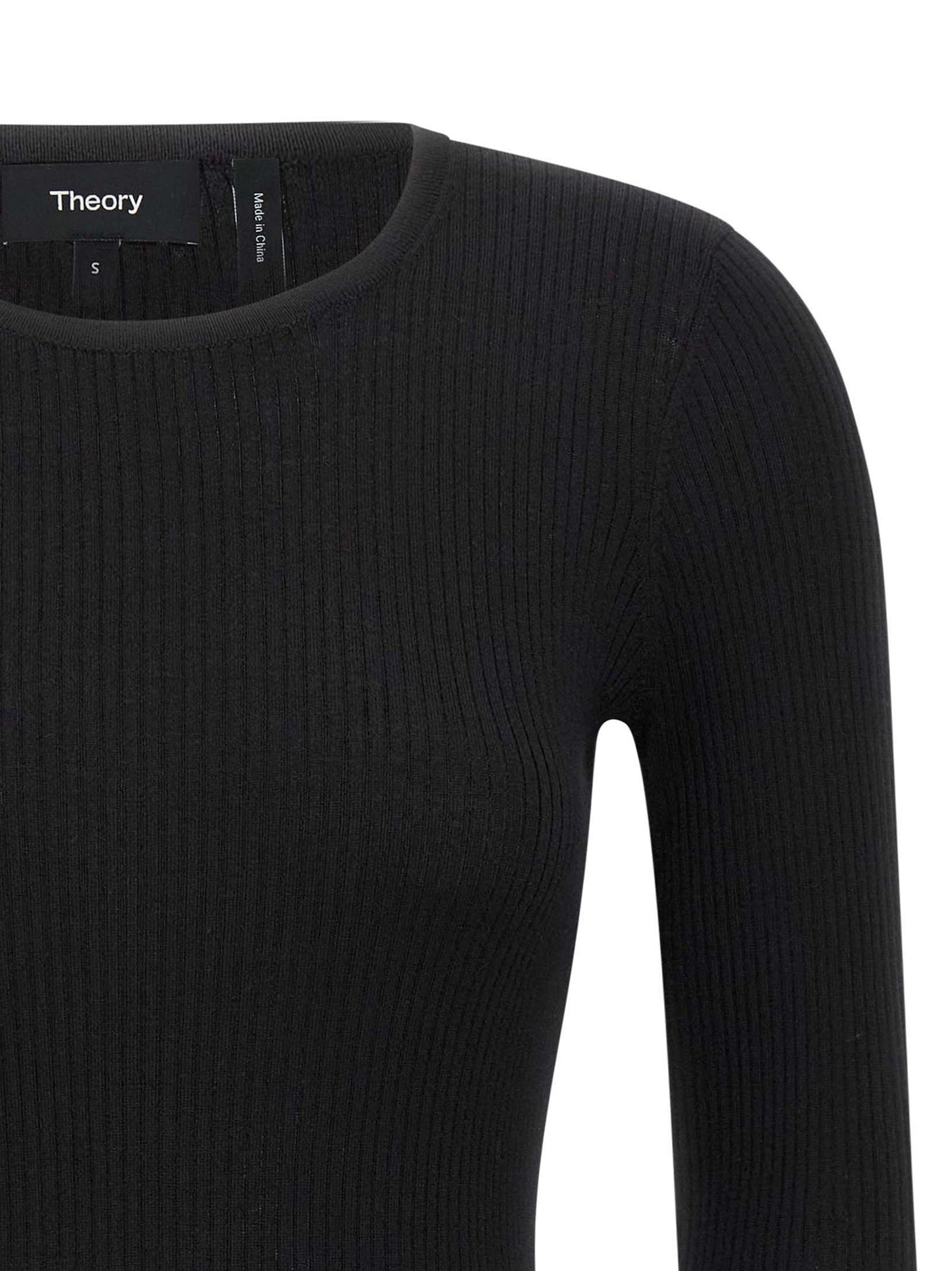 Black Merino Wool Cardigan