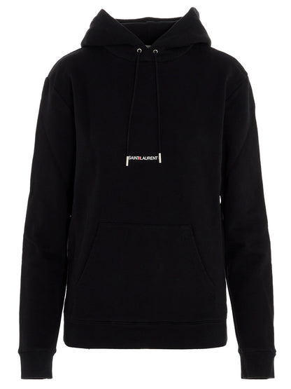 Black Cotton Sweatshirt