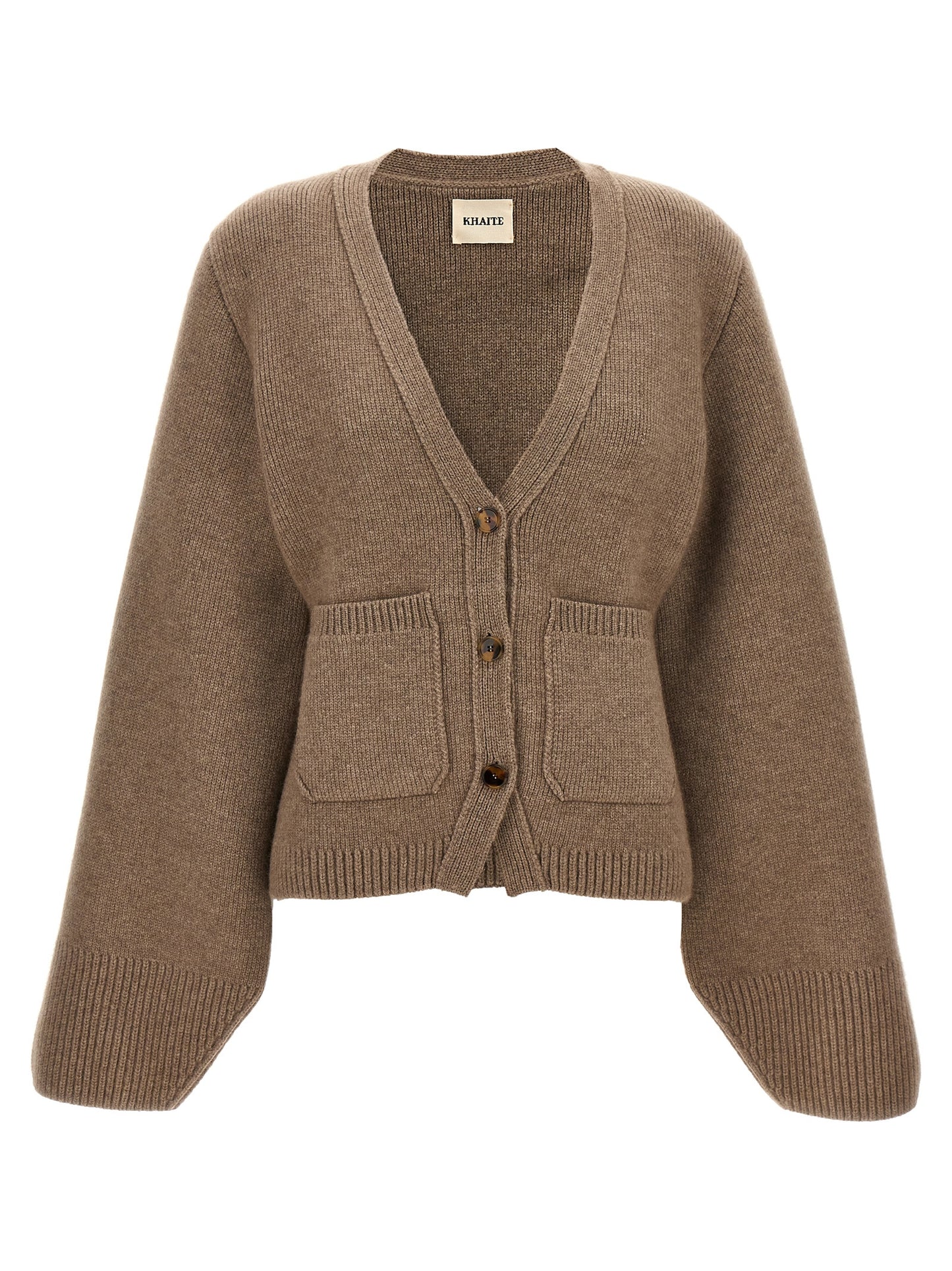 Brown Cashmere Cardigan