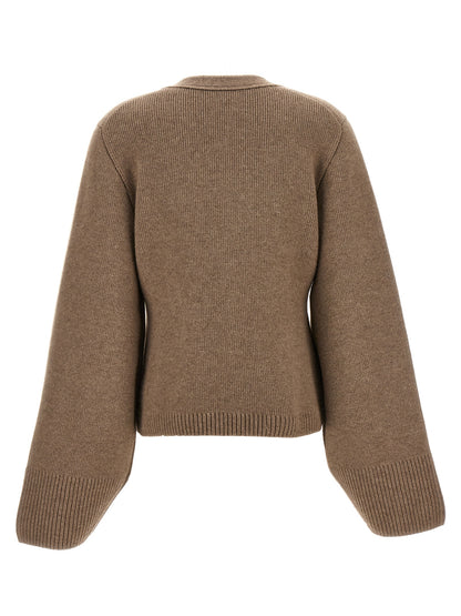 Brown Cashmere Cardigan