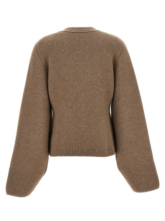 Brown Cashmere Cardigan