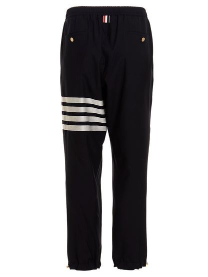 Blue Wool Athletic Pants