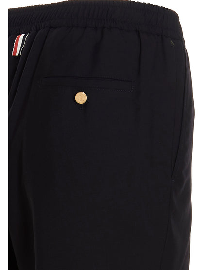 Blue Wool Athletic Pants