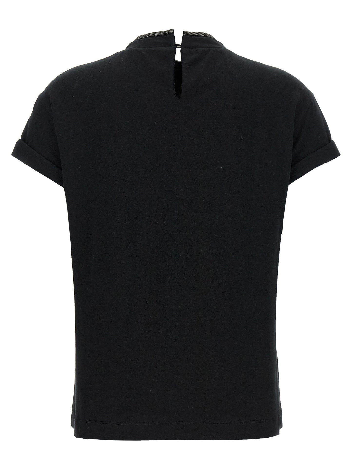 Black Cotton T-Shirt