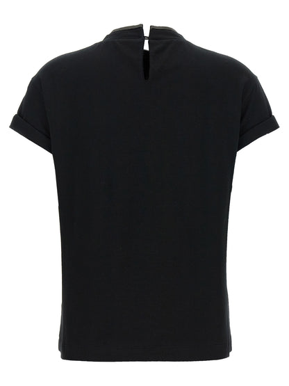 Black Cotton T-Shirt