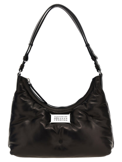 Black Lamb Leather Shoulder Bag