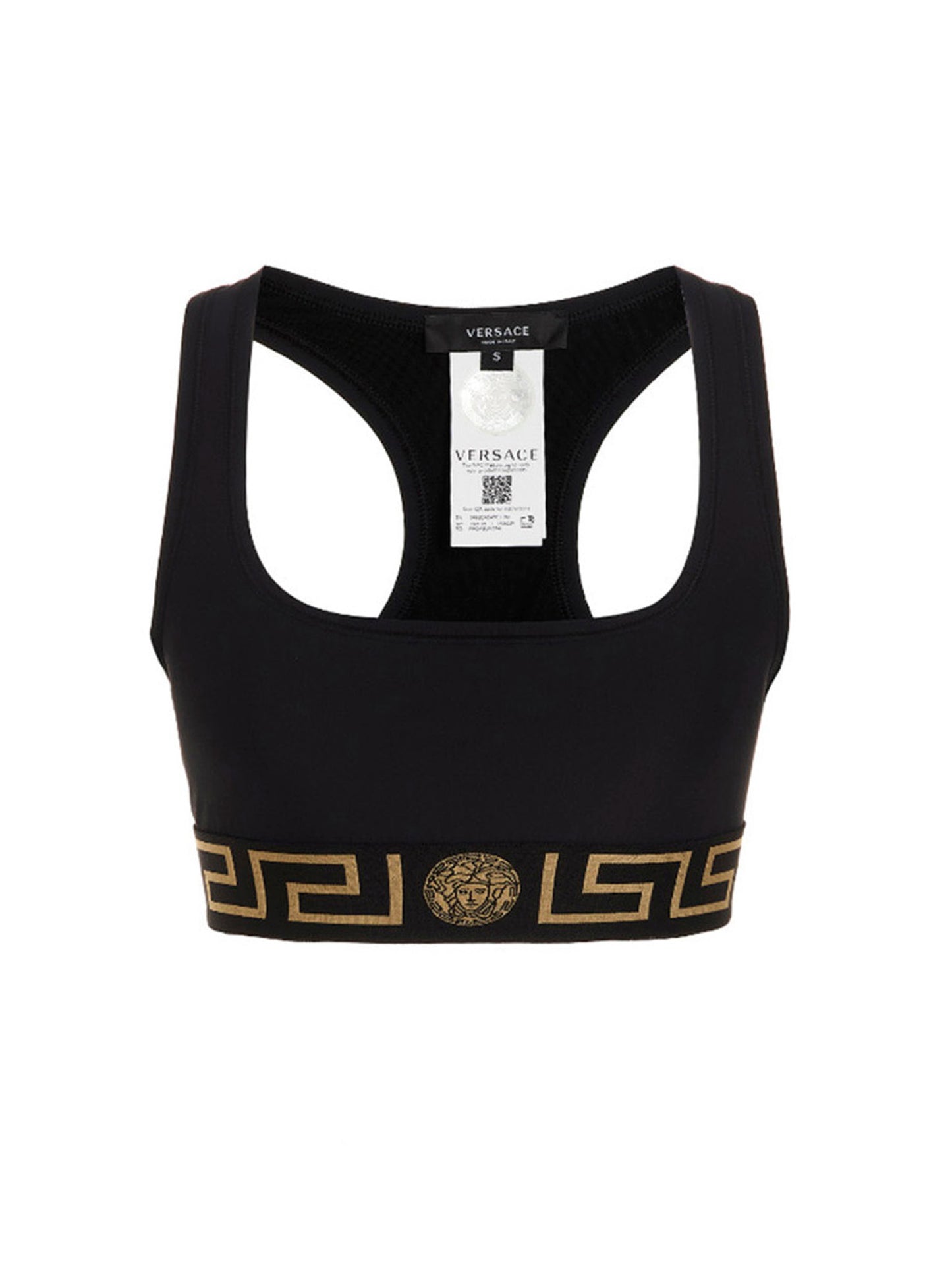 Black Polyamide Sport Bra