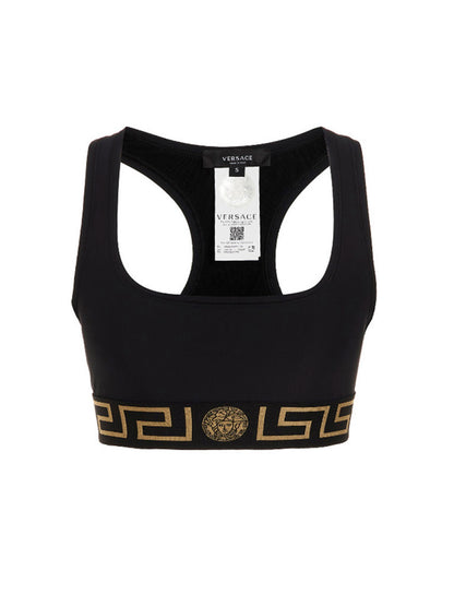 Black Polyamide Sport Bra