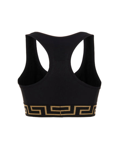 Black Polyamide Sport Bra