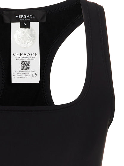 Black Polyamide Sport Bra
